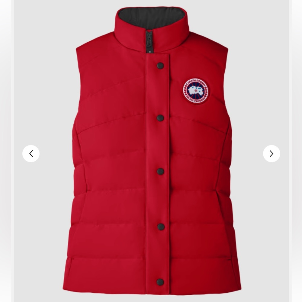 BNWT Canada Goose Freestyle Vest in Red